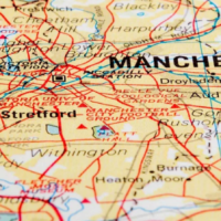 mapa de Manchester